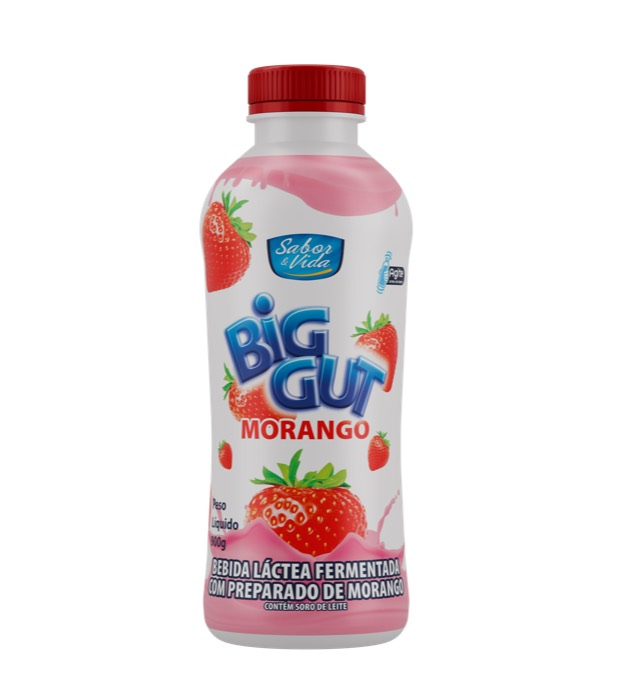 Garrafa 900 g · Morango