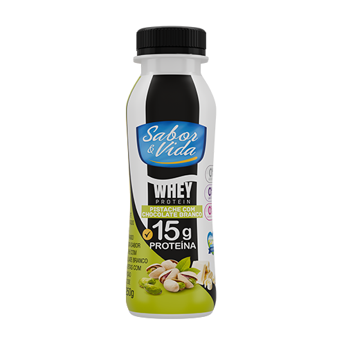 Iogurte Desnatado de Pistache com Chocolate Branco (Whey Protein) – 250g