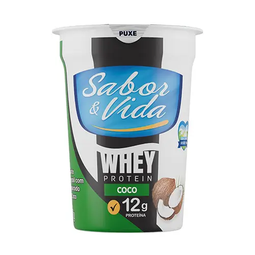 Iogurte Integral de Coco (Whey Protein) – 170g