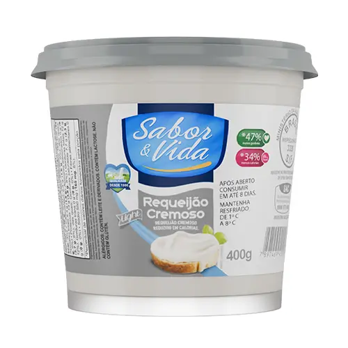Requeijão Cremoso Light – 400g