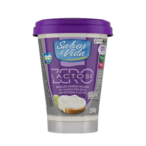 Requeijão Cremoso Zero Lactose Light – 200g