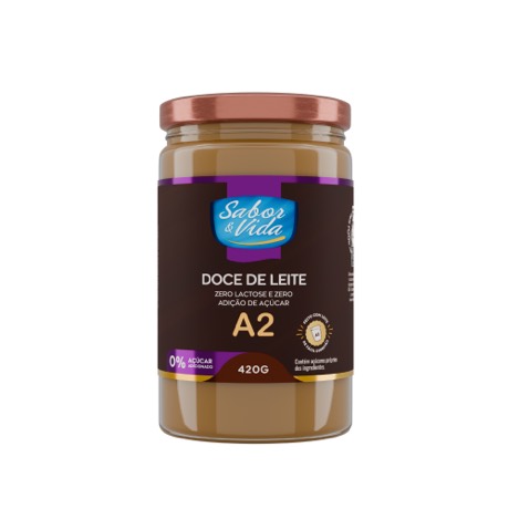 Doce de Leite Zero Lactose e Zero Adição de Açúcar – 420g