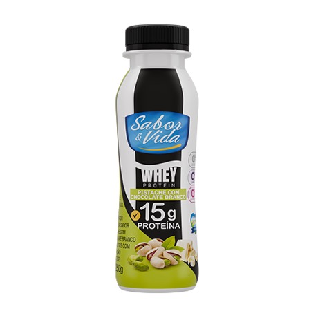 Iogurte Desnatado de Pistache com Chocolate Branco (Whey Protein) – 250g