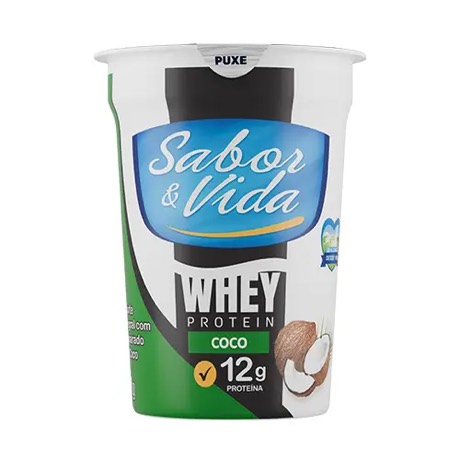 Iogurte Integral de Coco (Whey Protein) – 170g