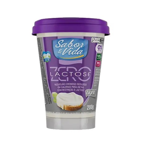 Requeijão Cremoso Zero Lactose Light – 200g
